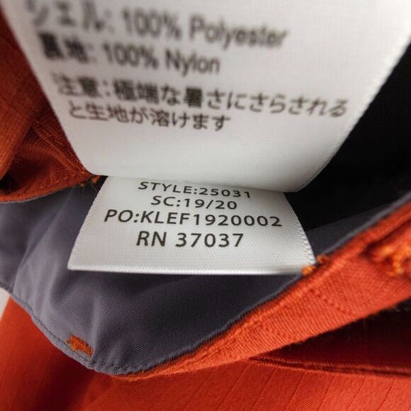 NEW Obermeyer Chandler Soft Shell Pant Iron Oxide Orange Ski Snowboarding Small - Picture 10 of 10